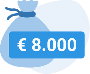 8.000 euro lenen