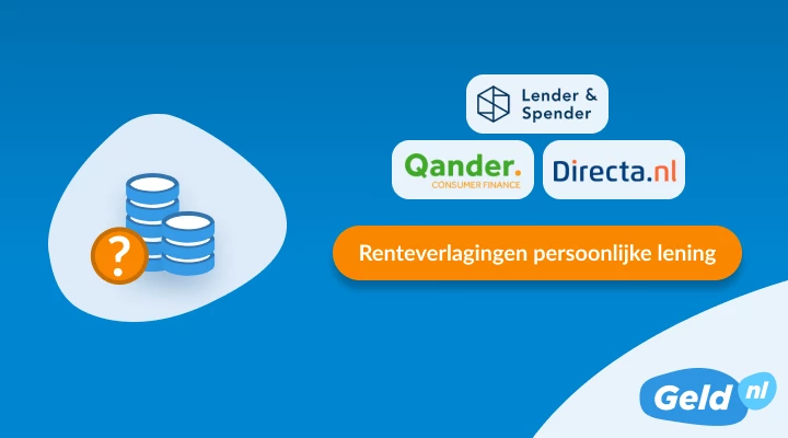 Drie kredietaanbieders verlagen rente persoonlijke lening