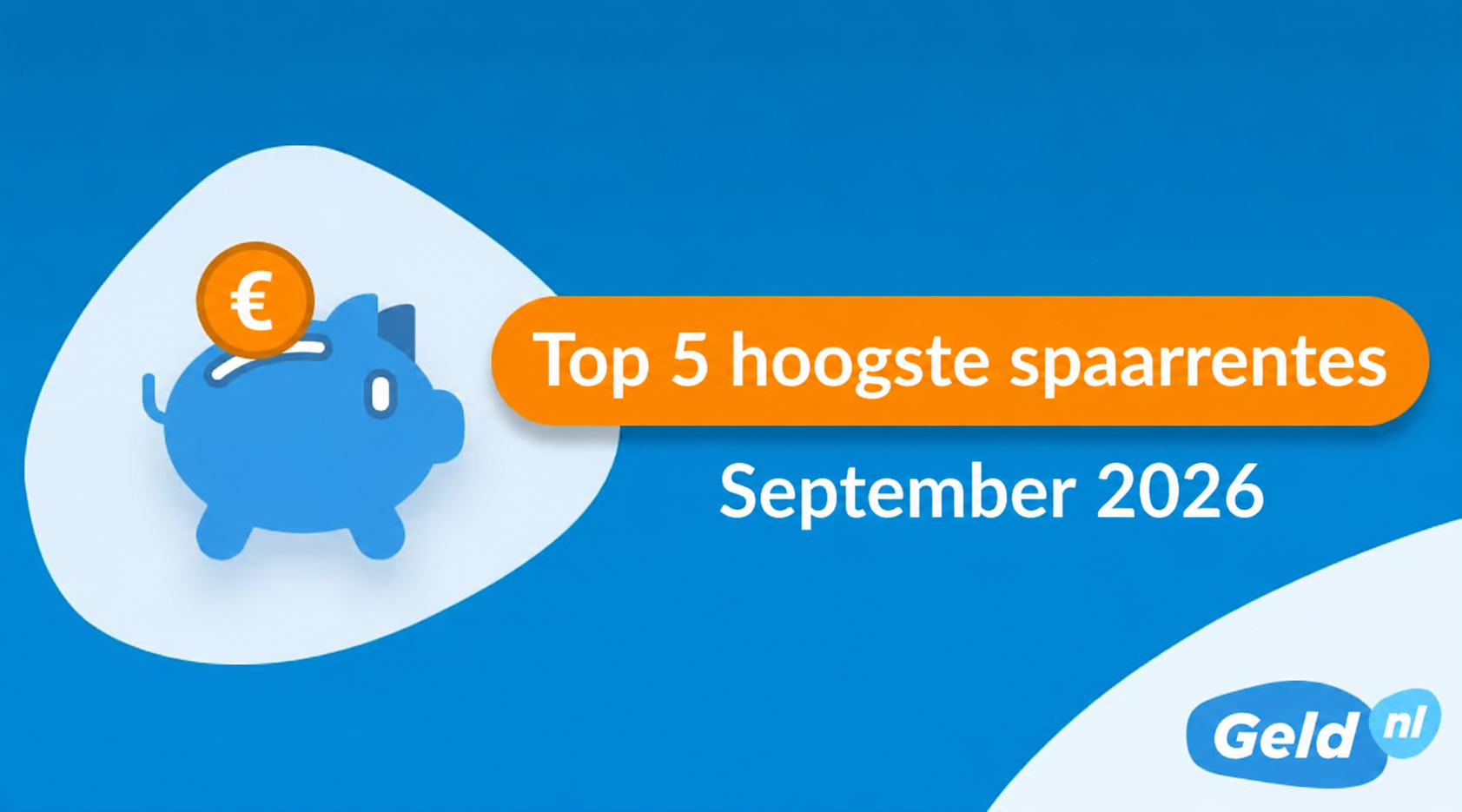 Top 5 hoogste spaarrentes september 2026 