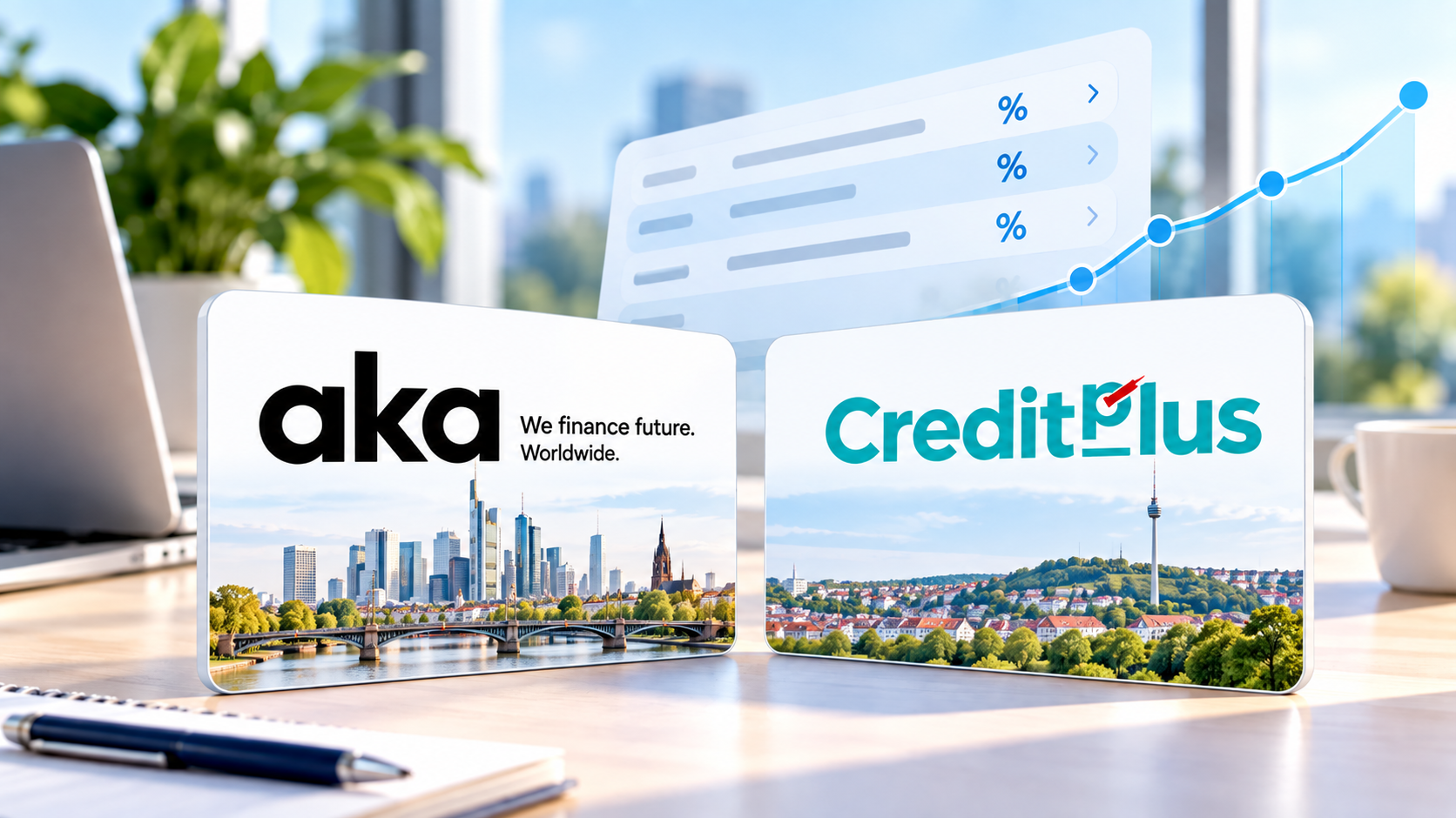 Nieuw in de spaarrente vergelijking: AKA en Creditplus Bank
